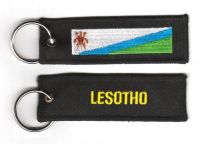 Fahnen Schlüsselanhänger Lesotho