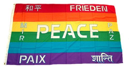 Fahne Flagge Friedenstaube Peace Taube 90 x 150 cm NEU 