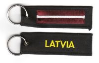 Fahnen Schlüsselanhänger Lettland