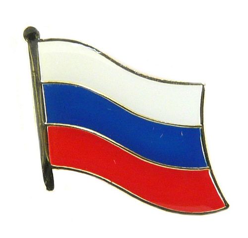 Freundschaftspins Russland-Bosnien-und-Herzegowina Flaggen und Fahnen
