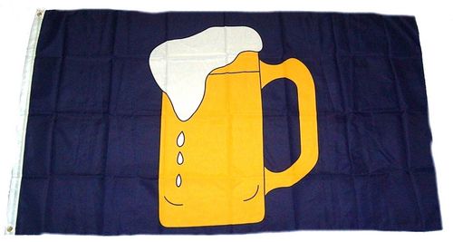 Flagge / Fahne Bier Bierkrug 60 x 90 cm, Flaggen 60 x 90 cm, Sonderformate
