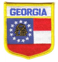 Wappen Aufnäher Fahne Georgia