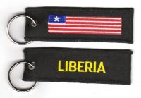 Fahnen Schlüsselanhänger Liberia