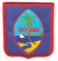 Wappen Aufnäher Fahne Guam