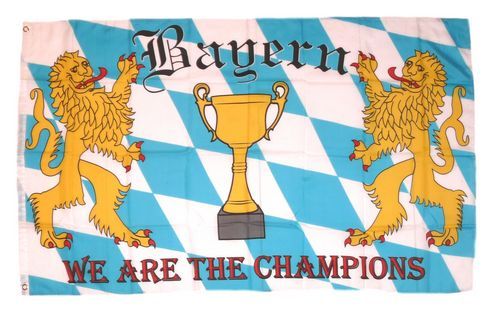 Fahne / Flagge Fußball Bayern 90 x 150 cm