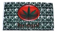 Fahne / Flagge Hanfblatt Hemp 90 x 150 cm