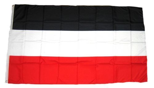 12 Stück Aufkleber Deutsches Kaiserreich Reich Flagge Rund 4 cm