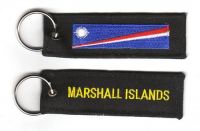 Fahnen Schlüsselanhänger Marshall Inseln
